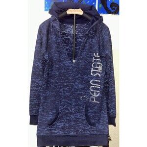 Penn State Nittany Lions BLUE 84 BRAND Blue LIGHTWEIGHT HOODIE SIZE X LARGE